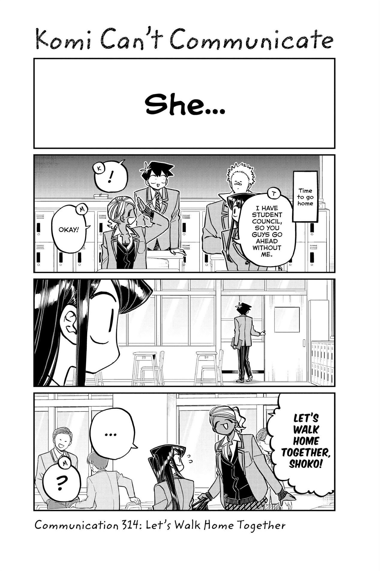 Komi Can’t Communicate, Chapter 314 image 01